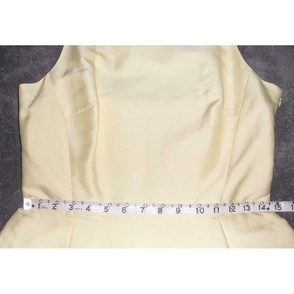 NWT Kate Spade Yellow Double Bow Back Dress 6 - Picture 7 of 7